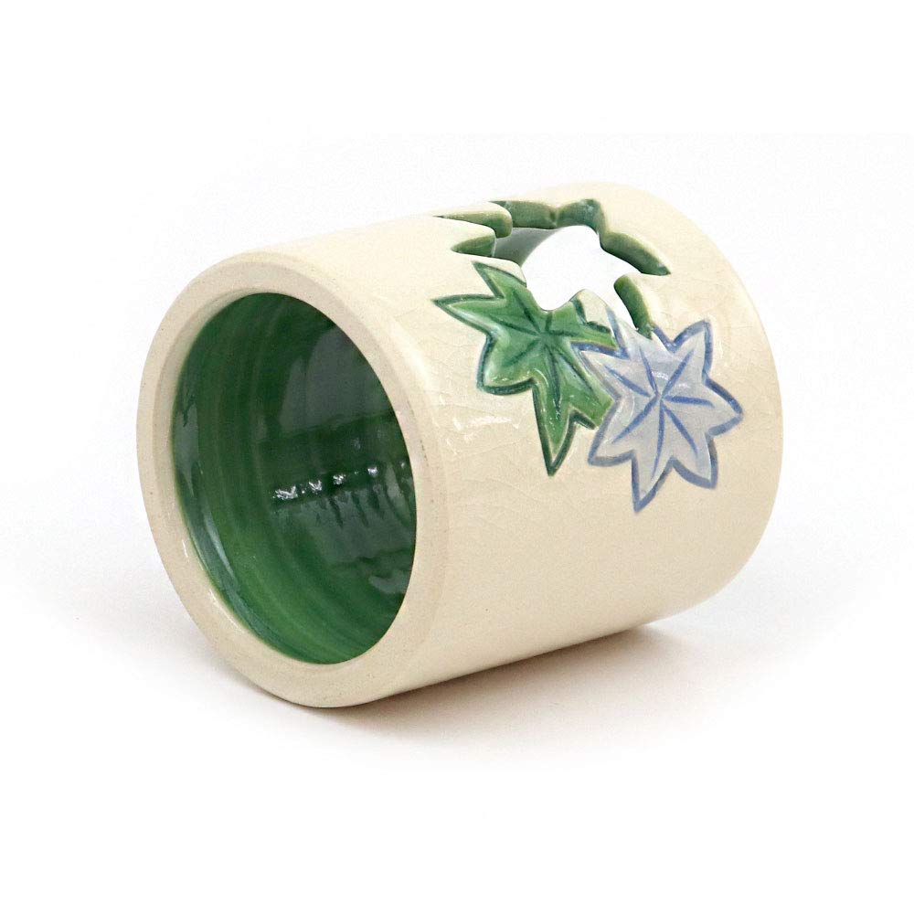 Amazon | 茶道具 茶道 蓋置 透かし 西尾瑞豊 (青楓) | 芳香園 | 茶道
