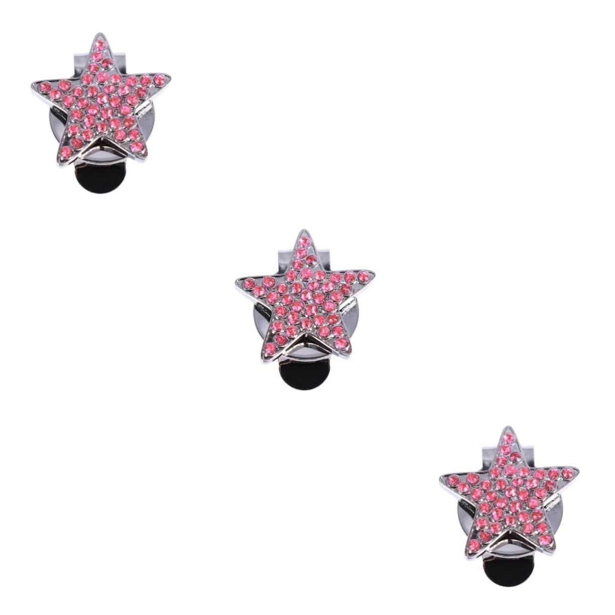 3 Stücke Golf Hut Clip Zähler Marker Clip Ziel Zubehör Strass Dekoration Für Visiere Hüte Gürtel Taschen