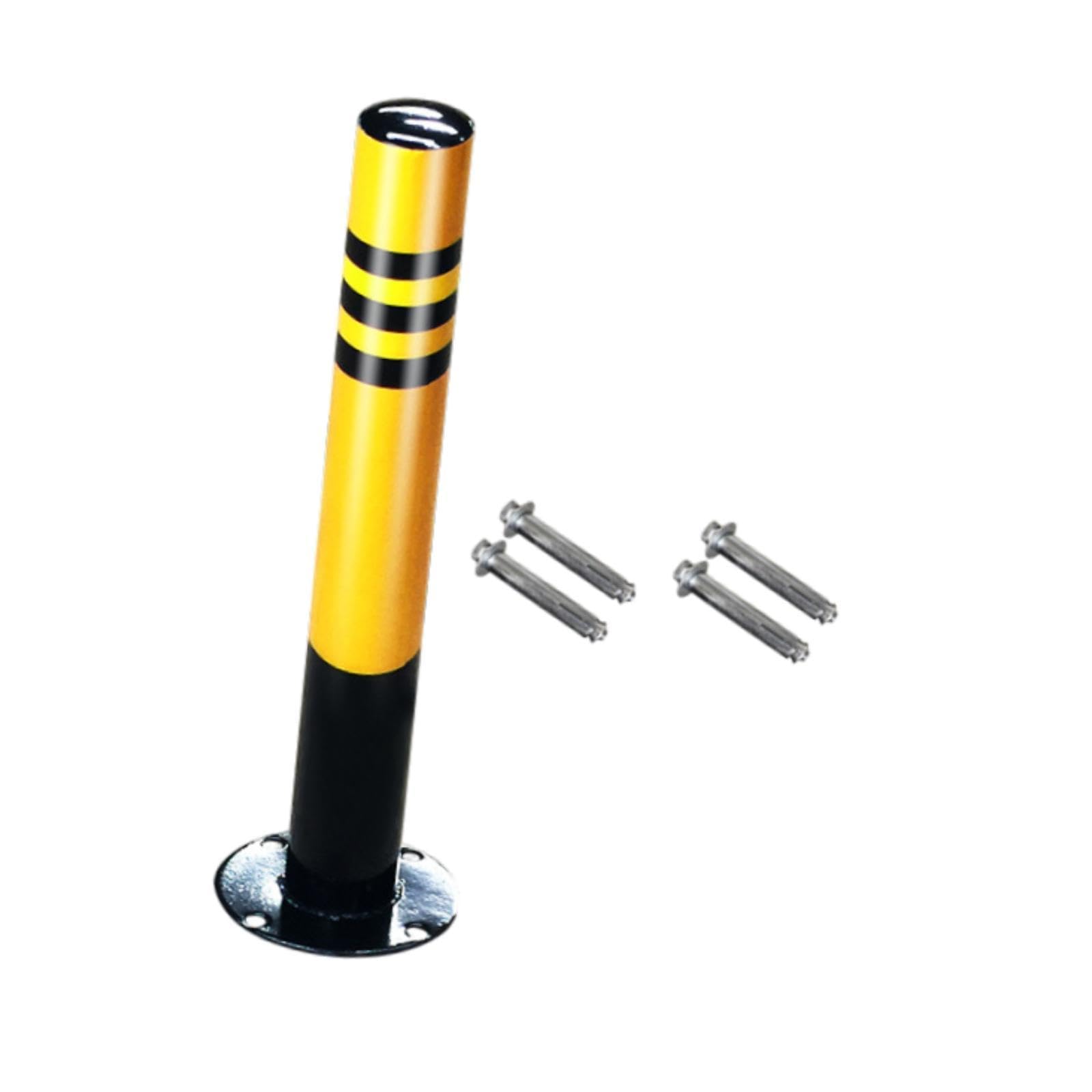 Bolardo Metálico Tipo Bolardo, Barrera de Tubular para Aparcamientos, Entradas de Vehículos, Senderos Peatonales Y, 75 Cm X 7.6 Cm