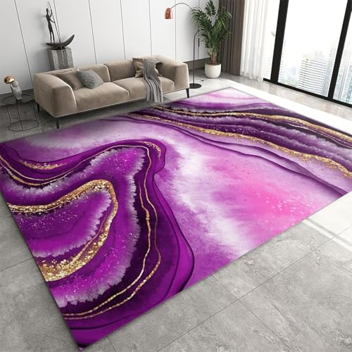 Tapis texture marbre 3D abstrait haut de gamme pour décoration