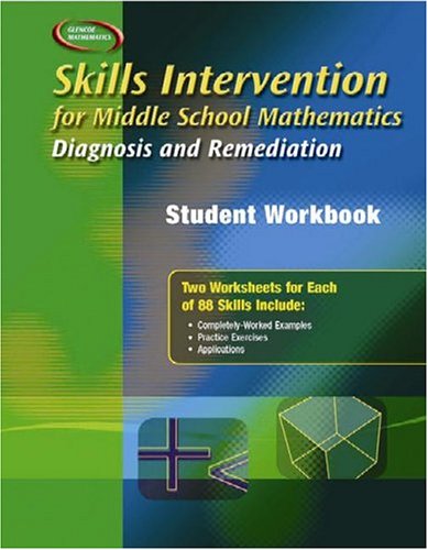 Skills Intervention for Middle School Mathematics: Diagnosis and Remediation, Student Workbook (MERRILL PRE-ALGEBRA)