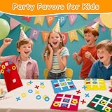 AugToy 24PCS Tic Tac Toe Strategic Board Game for Kids Birthday Party Favors Bulk for Kids 4-8 8-12 Goodie Treat Bag Stuffers Classroom Treasure Chest Box Toys Carnival Prizes Travel Games