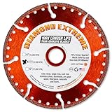 Diamond Extreme Metal Cut Off Wheel 4 1/2 Inch, Heavy-Duty All Purpose Metal Cutting Diamond Blade for Rebar, Steel, Iron & More