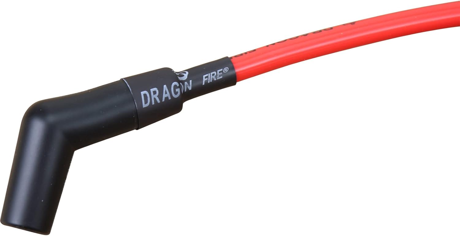 Dragon Fire Race Series High Performance Ignition Spark Plug Wire Set Compatible with 1964-1995 Ford 10mm 5.0L 5.8L SBF 302 302W OEM Fit PWJ115