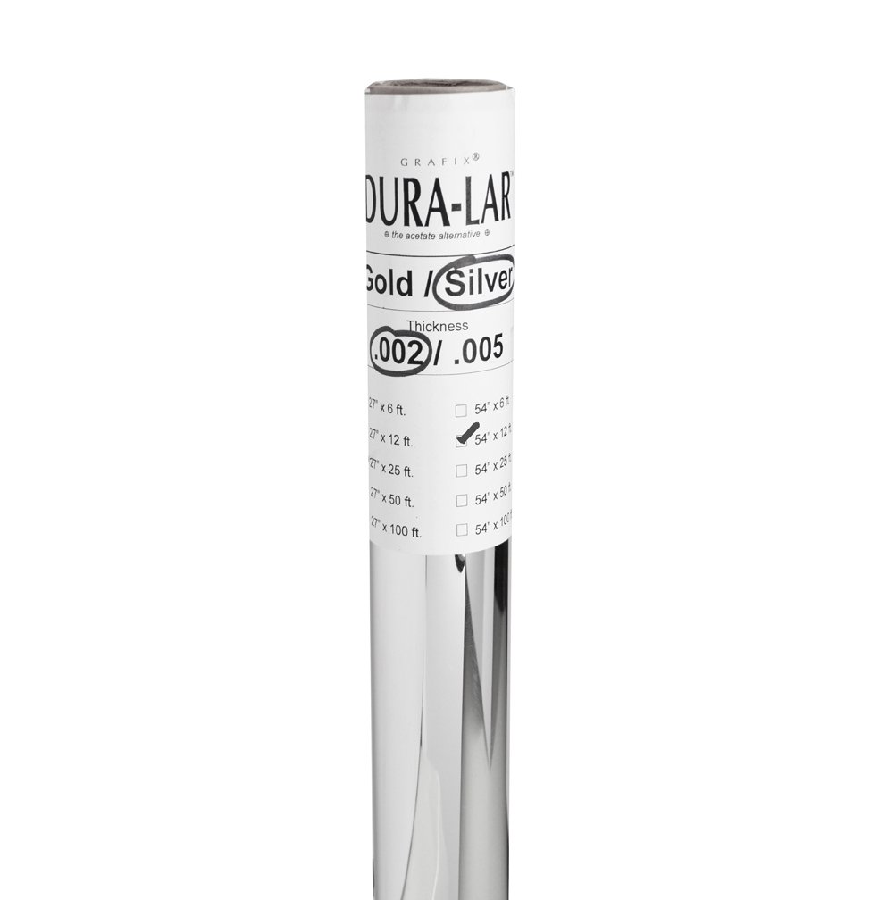 Grafix Dura-Lar Film Transparent .003 - 22,9 Cm X 30,5 Cm, Lot De 25 Feuilles