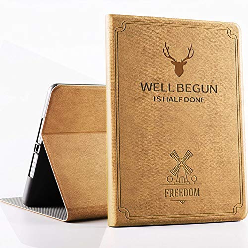 DuraSafe Cases Funda inteligente para iPad Pro de 11 pulgadas 2ª [PRO 11 2020 2 generación] A2228 A2068 A2230 A2231 MY232LL/A MXDC2LL/A MXDE2LL/A Folio patrón de ciervo protector elegante y clásico