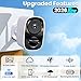 2026 Upgraded 2K Security Cameras Wireless Outdoor, Free Cloud Storage, 1-6 Months Battery Life, Waterproof, 2-Way Talk, AI Motion Detection Spotlight Siren Alarm Cameras for Home Security