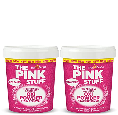 Stardrops - The Pink Stuff - The Miracle Laundry Oxi Powder Stain Remover For Color's Bundle (2 Color's Powder)