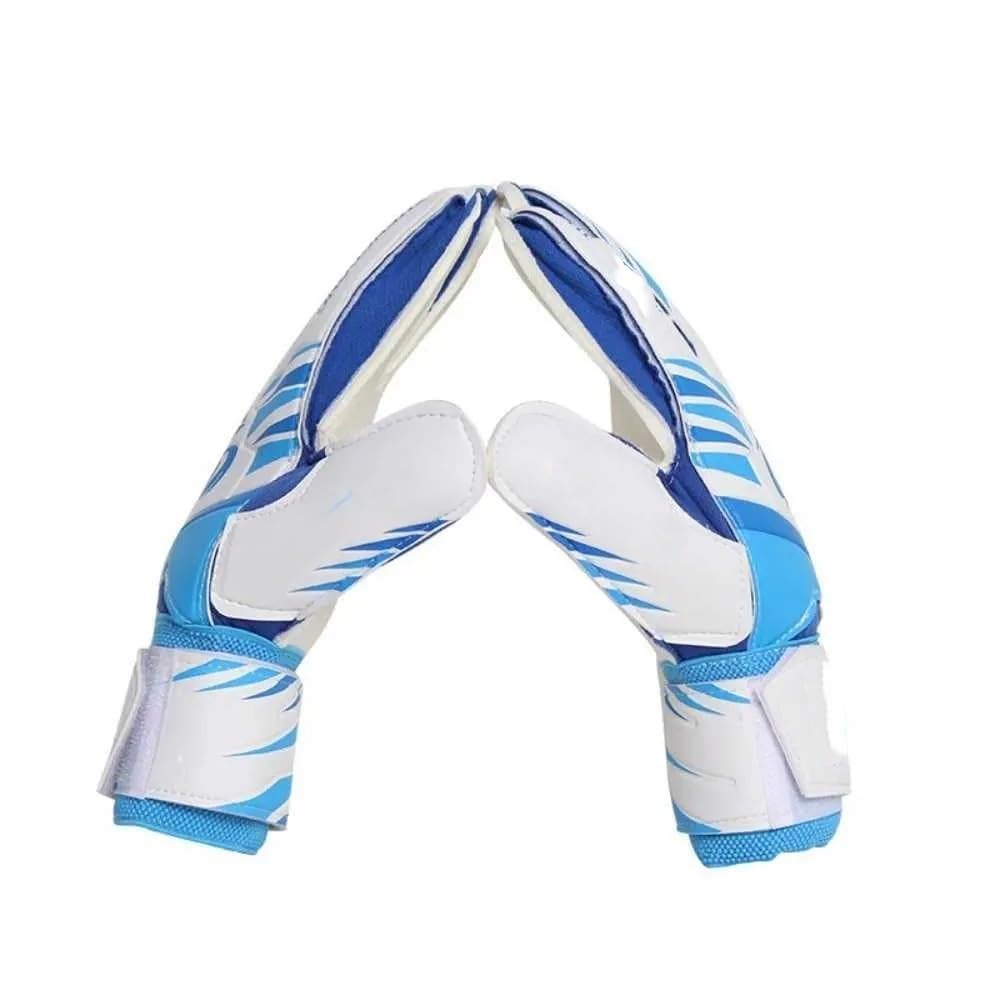 RedOak Kids Anti-Slip Junior Football Gloves Goalie Gloves - Blue -Size 7-image-6
