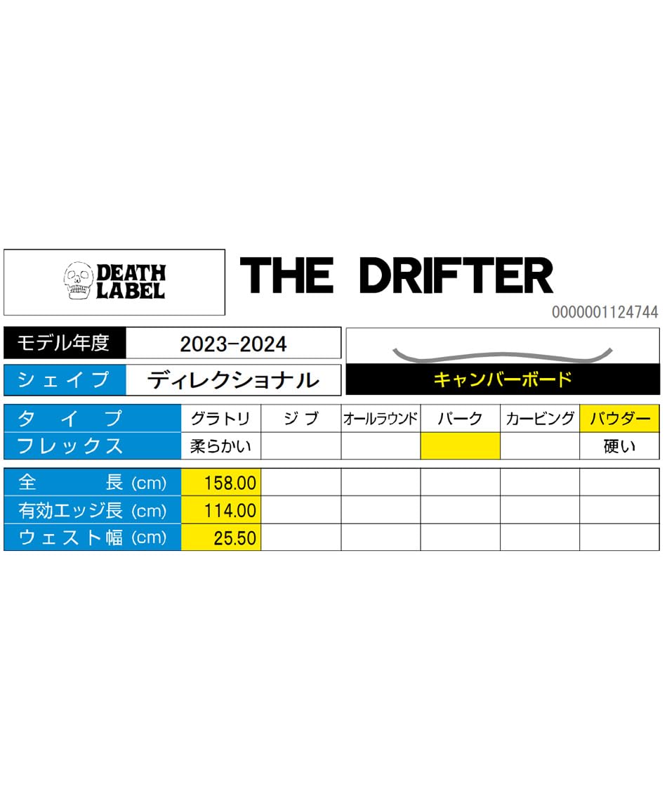 スノーボード DETHLABEL THE DRIFTER 158 518JGeHHgPL._UF1000,1000_QL80_.jpg
