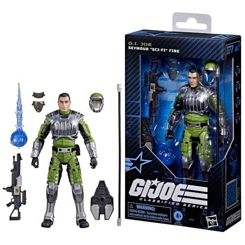 G.I. Joe Classified Series #177, Seymour “Sci-Fi” Fine, Collectible 6 Inch Action Figure with 8 Accessories by G.I. Joe - Image 3