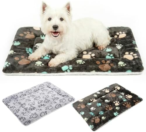 MICOOYO Hundebett 2-teilig, waschbare Hundematratze, wasserdichte Haustierkissenmatte für kleine Hunde, Katzen, Welpen, Meerschweinchen, Kaninchen, Eichhörnchen, Hamster, Käfigmatt