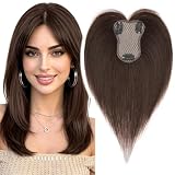 Elailite Real Human Hair Topper