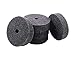𝐋𝐮𝐨 𝐤𝐞 5 Pcs 3'' Fiber Buffing Wheel - 3/8'' Arbor Hole Replacement Fiber Buffing Polishing Wheels for Bench Buffer/Bench Grinder