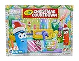Öffnen Sie jede Tür, um eine lustige Aktivität und ein cooles Crayola-Werkzeug zu finden.