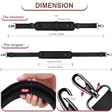 ZINZ 79.5" Universal Taschengurt mit ultradickem, festem, atmungsaktivem Polster, verstellbarer, robuster Schultergurt für Laptop-Tasche, Umhängetasche, Gepäck, Kameratasche und mehr - B01K01