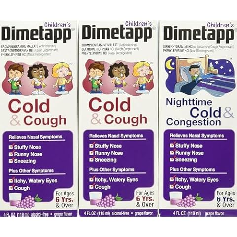 Dimetapp Children's Cold & Cough/Congestion 2 Pack + Day/Night Value 1 Pack Cover