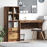 Finition : Texturée Générique Bureau avec Rangement en Bois Ancien et Technique,Meubles,Armoires & Meubles de Rangement,Buffets & bahuts,Marron,43.75 KG,3337335