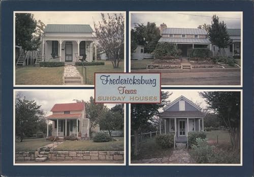 Fredericksburg, Texas Sunday Houses Fredericksburg TX Original Vintage Postcard