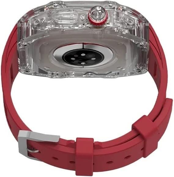 Bracelet en caoutchouc avec coque Apple Watch Ultra pour le sport et le quotidien