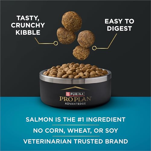 Purina Pro Plan AdvantEDGE Digestive Support Plus Salmon and Oat Meal Formula Adult Dry Dog Food - 12 lb Bag - Image 4