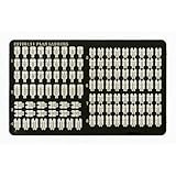 Aplicaciones versátiles: estas placas grabadas de latón no solo son ideales for modelos militares, sino que también son adecuadas for una amplia gama de otros proyectos de modelado y manualidades, lo que le ayuda a crear obras maestras únicas.