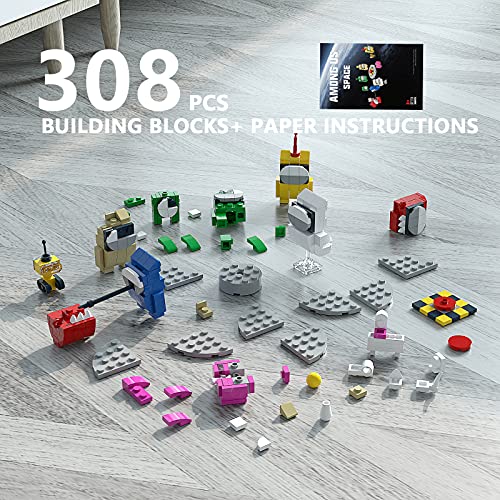 Space Kill Action Figures Building Kits,Hot Games Toys For Boys 6 Age+,Playable And Building Toys For Kids(308Pcs) #TOP1