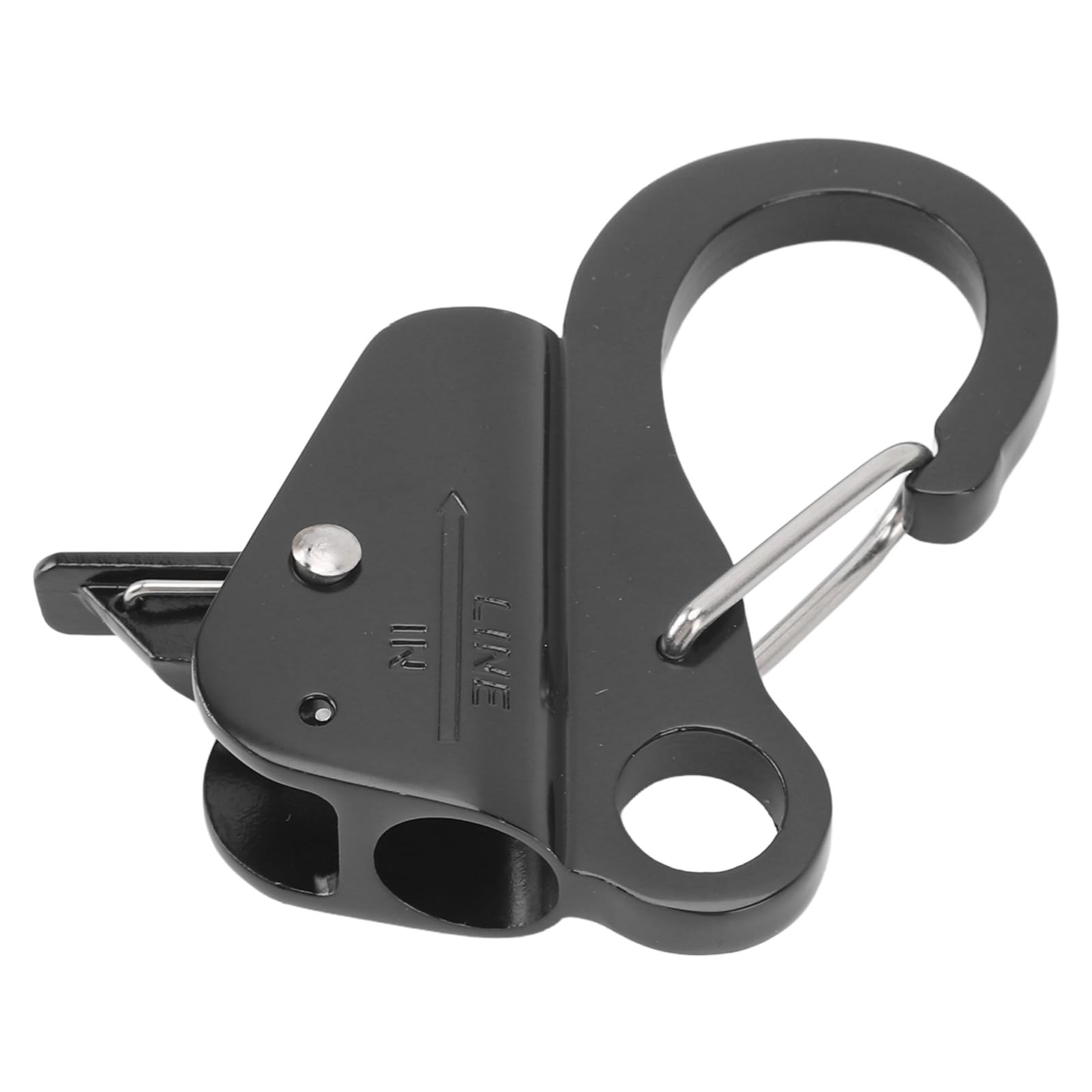 Fafeicy Gancho de Resorte para Barco, Conector de Cuerda de Acero Inoxidable 316, Paquete de 4, Gancho de Resorte Pulido con Espejo, Apertura de 3 por 8 a 5 por 8 Pulgadas para Barcos, Remolques,