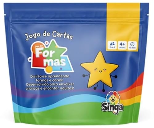 Jogo de Cartas Formas Singa