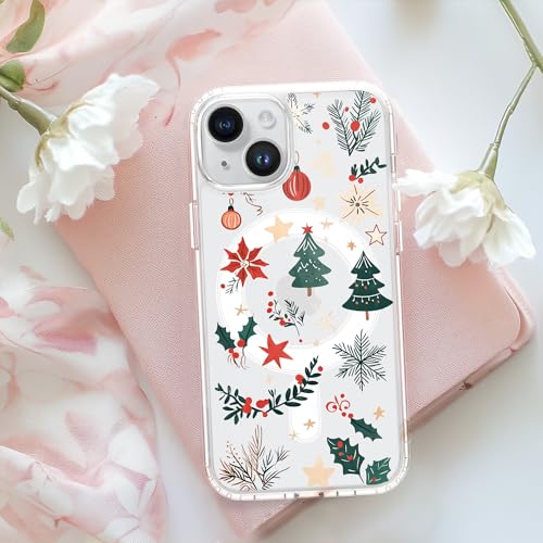 Coque de Noël pour iPhone 11 transparente compatible MagSafe - 6