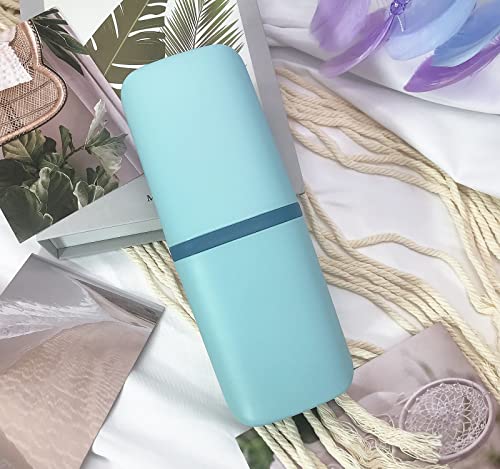 Sietdeseo Travel Toothbrush & Toothpaste Case, Toothbrush Travel Holder With Cup Portable Travel Toothbrush Case Holder Toothbrush Travel Container For Camping School Business Trip Bathroom #TOP4