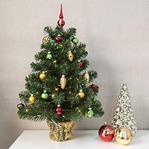 Miniature Ornaments and Tree Topper Christmas Mini Glass Tree Decorations Set of 15 for Tabletop Desktop Tree Wedding Centerpiece (Red Gold Green) Miniature Ornaments and Tree Topper Christmas Mini Glass Tree Decorations Set of 15 for Tabletop Desktop Tree Wedding Centerpiece Red Gold Green