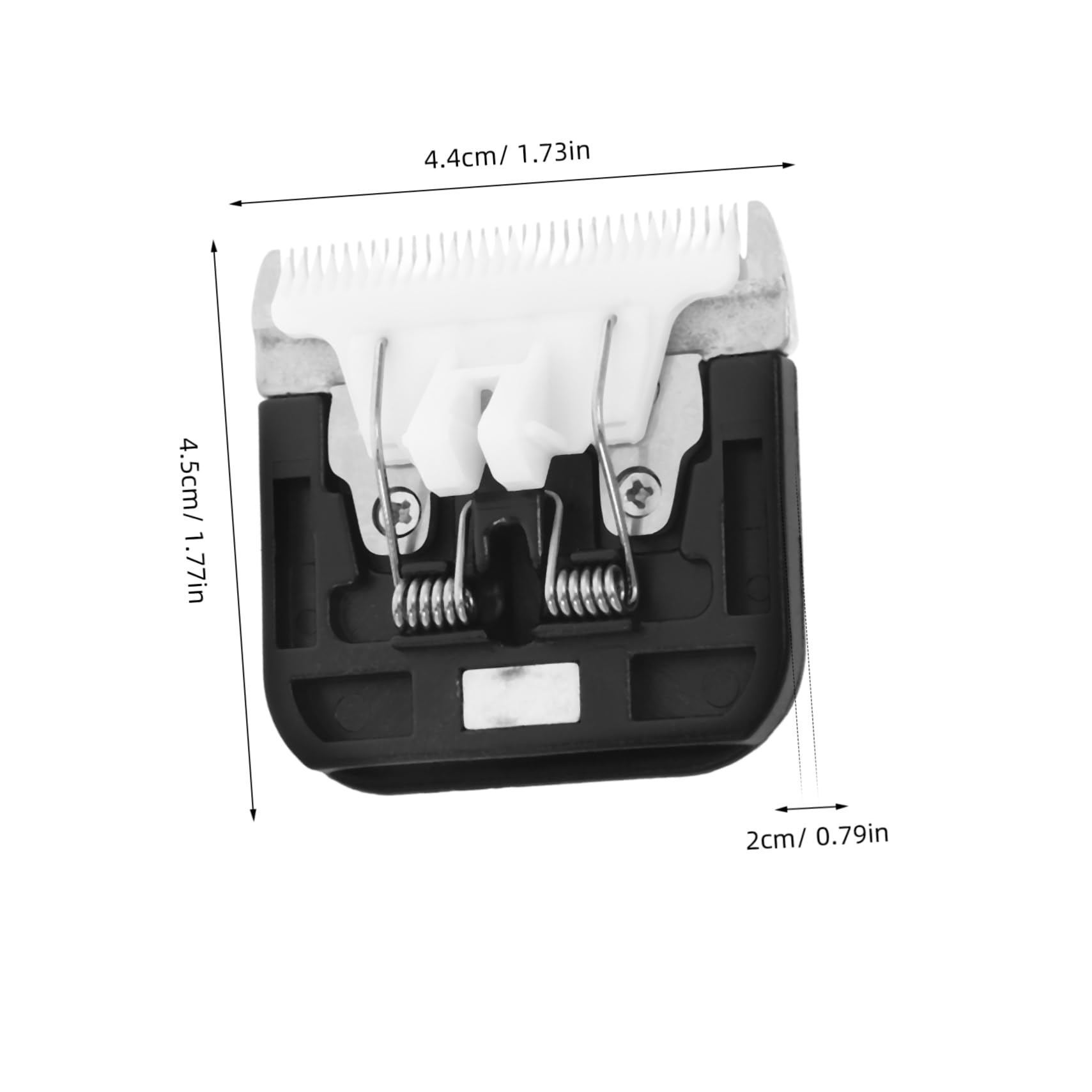 BESTYASH 2Pcs Dog Clipper Replacement Blades Durable Pet Hair Trimmer Heads for Cats and Dogs for Grooming Areas Convenient Storage and Transport