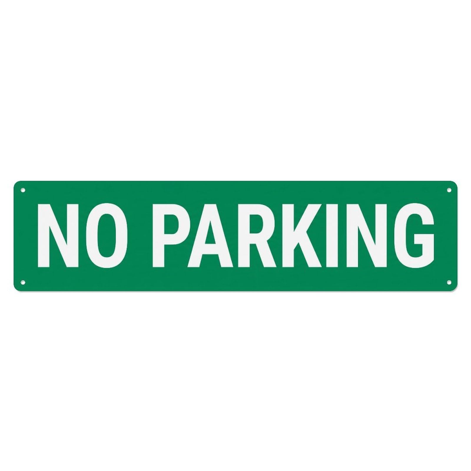 Metal Tin Sign No Parking Tow Zone