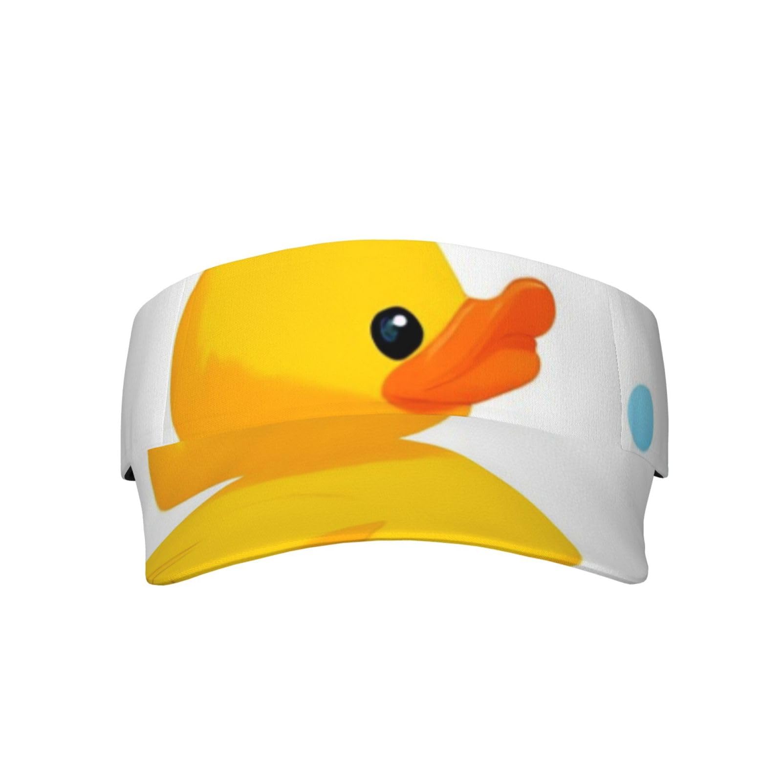 Sun Visors for Women Men Cute Funny Cartoon Yellow Rubber Ducks Bubbles Beach Hat Visor Hat Summer Hat