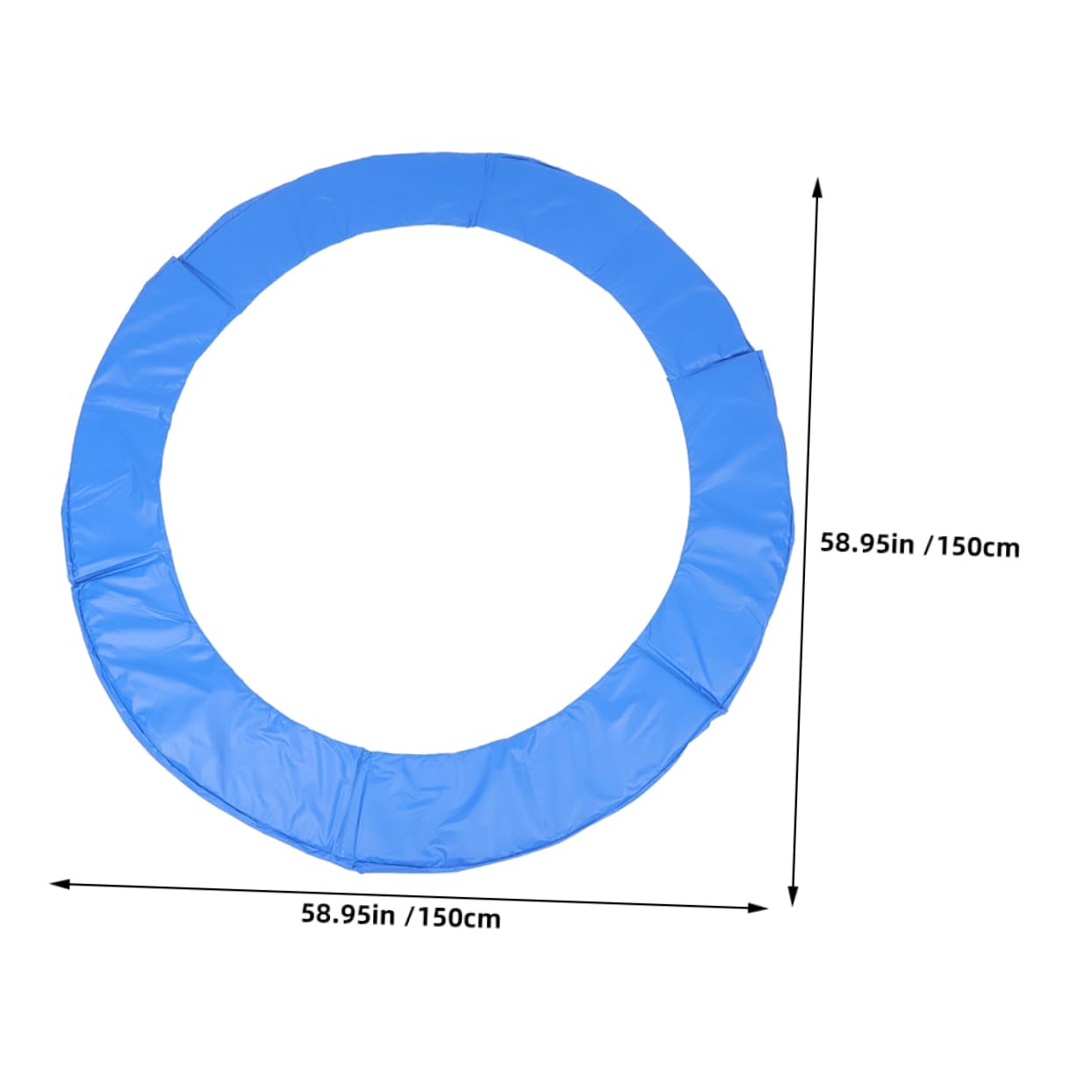 KICHOUSE Trampoline Weatherproof Cover for Trampoline Pad Durable Material Easy Installation Essential Outdoor Accessory for Long Term Use