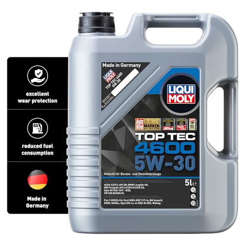 LIQUI MOLY Top Tec 4600 5W-30 Motor Oil, 5L, SKU: 2316
