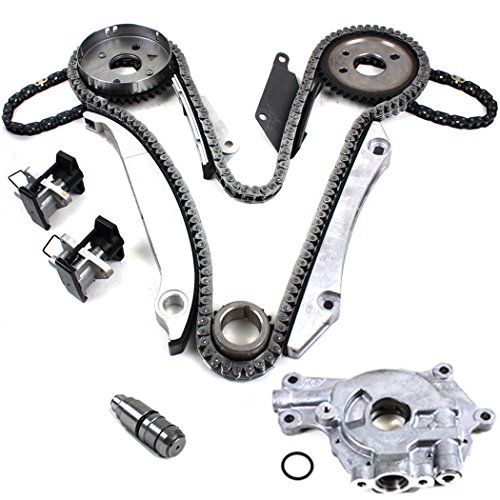 TIMING CHAIN KIT + PRIMARY TENSIONER + OIL PUMP COMPATIBLE WITH 02-07 CHRYSLER/DODGE 2.7L (2736cc) 167ci DOHC 24V V6, EER
