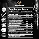 NuetonHealth Ultra Testo Boost - Natural Testosterone Supplements for Men - 11 Botanical Ingredients Including Tribulus, Ashwagandha, Ginseng, Shilajit, Ginkgo & Rhodiola - 60 Booster Capsules - Image 2