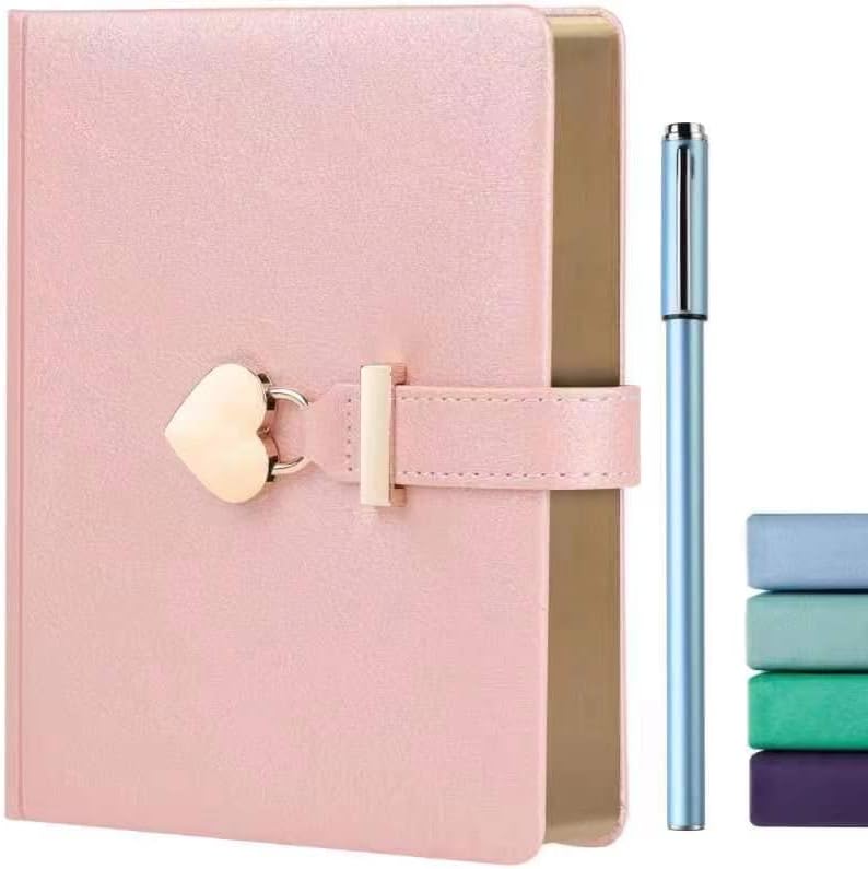 JIALILI Tagebuch Mit Schloss - 360 Seiten Mädchen Tagebuch Mit 2 Schlüsseln