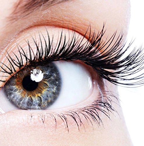 Cilios Postiços sintetico efeito de natural cartela com 10 Pares