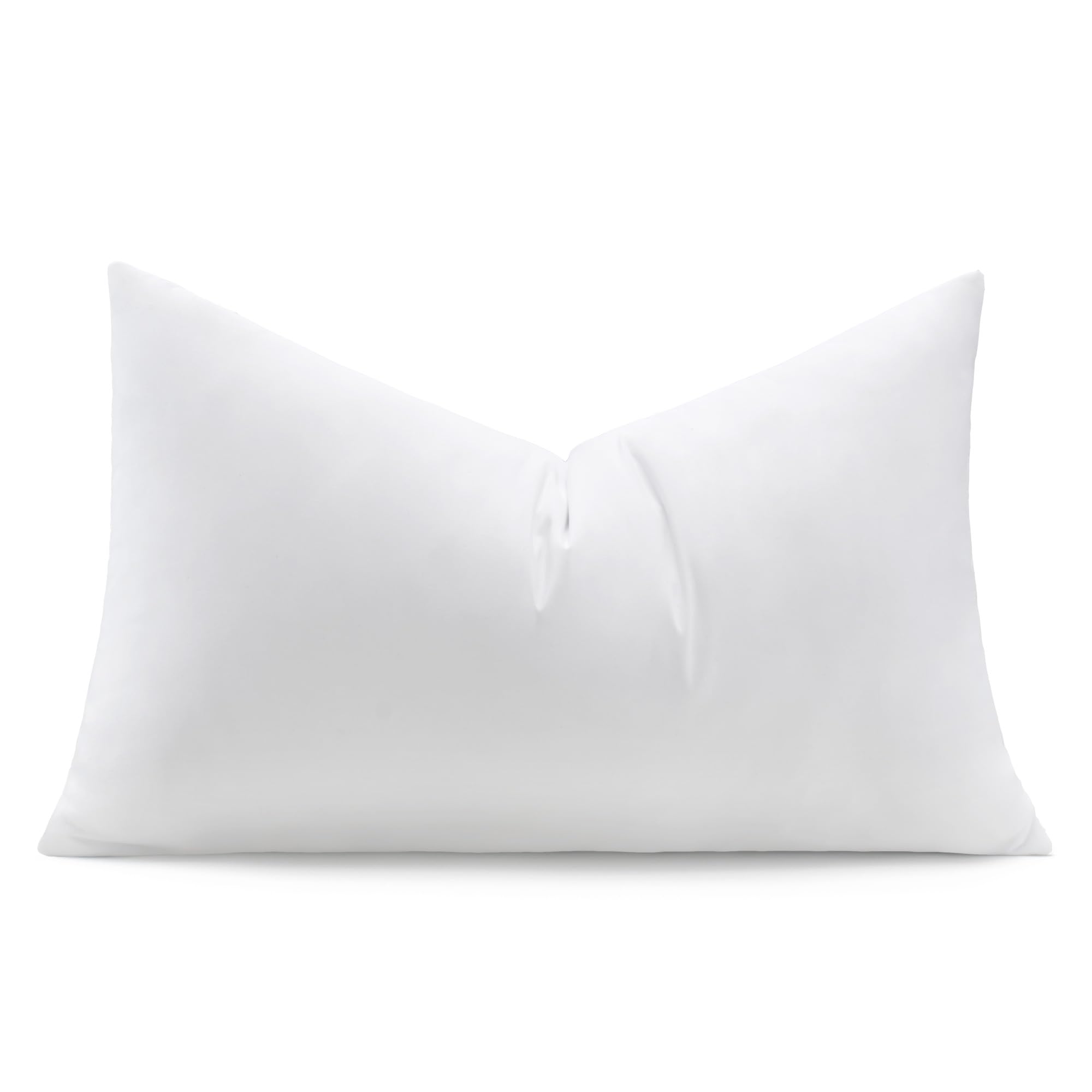 puredown® 14x20 Feather Down Pillow Insert, Set of 1 Lumbar Pillow Inserts for or Bed Cushion Couch Sofa, Decorative Fluffy Pillow Insert with Down-Proof Cover