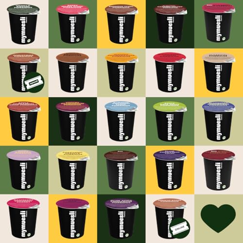 mymuesli Porridge Adventskalender 2025 | 24x verschiedene Bio-Porridge im 2go-Portionsbecher - Für das gesunde Frühstück in Bio-Qualität & ohne Palmöl - Geschenk für Frauen, Männer und Familien