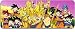 chuqi Tappetini per Mouse, Tappetino per Mouse da Gioco Dragon Ball Tappetino da Tavolo di Grandi Dimensioni Notebook-900X300X2mm