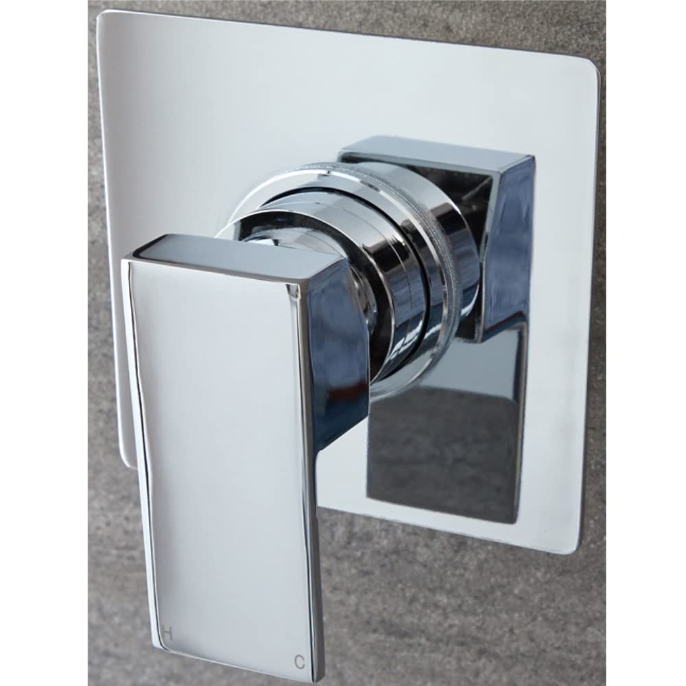 Milano Silver Arvo 1 Outlet Manual Mixer Shower Valve - Chrome