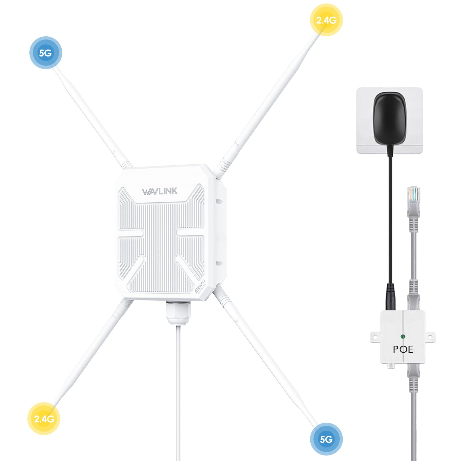 Répéteur de signal d'alarme Meian FOCUS antenne booster pour commerce dépôt
