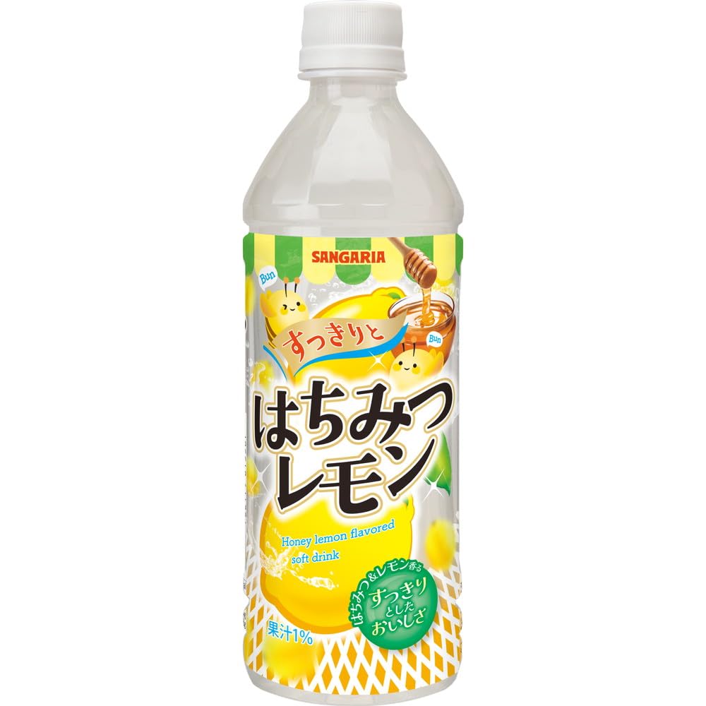 サンガリア すっきりとはちみつレモン 500ml×24本