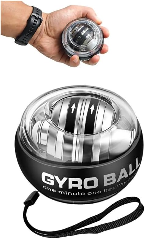 Mucit Home Gyro Ball El Bilek Egzersiz Topu El Kol Bilek Güçlendirme Kas Kuvvet Fitness Spor Egzersiz - Görsel 1