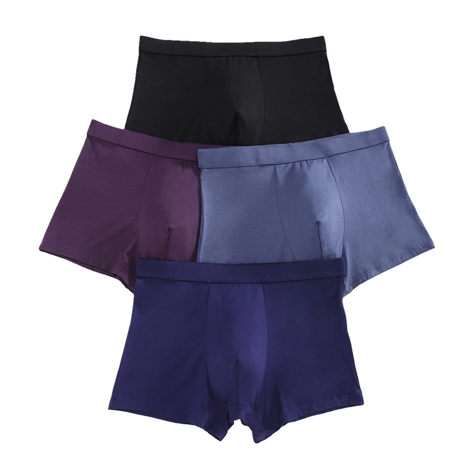 Calzoncillos Hombre Comentarios De Boca De Hombres Modal Modal Transpletle Mid De La Media Letras De La Juventud Shorts 4 Pcs