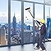 MOQNISE Water Fed Pole Kit 24ft Length Adjustable Solar Panel Cleaning Brush and Pole, Cleaner Tool for Clean Windows Solar Panels Glass Walls Washing Equipment